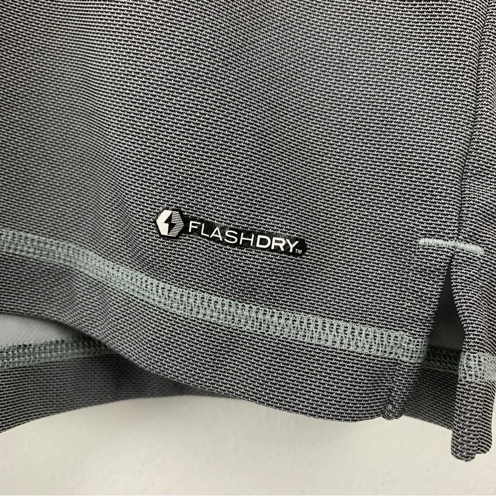 The North Face‎ Shirt Men’s Large Flash dry 1/4 Zip Gray Golf Outdoor Polo